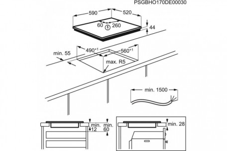 Варильна поверхня електрична Electrolux LIL61424C  Фото №3