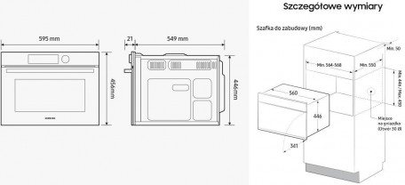 Микроволновка Samsung NQ5B4313GBW  Фото №1