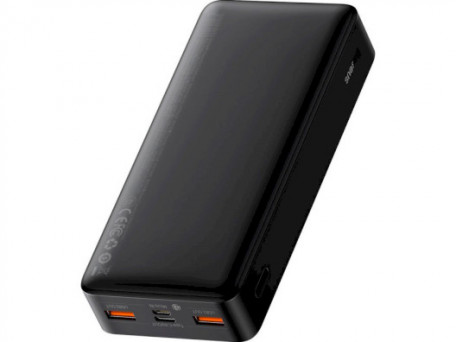 Внешний аккумулятор (повербенко) Baseus Bipow Digital Display 20W 20000 mAh Black (PPDML-M01)  Фото №8