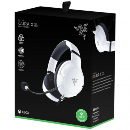 Наушники с микрофоном Razer Kaira X for Xbox White (RZ04-03970300-R3M1)  Фото №3