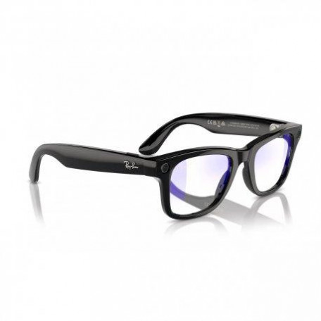 Смарт-очки Ray-Ban Смарт-очки Meta Wayfarer Shiny Black Frame Clear Lenses (RW4006 601/SB 50-22)  Фото №2