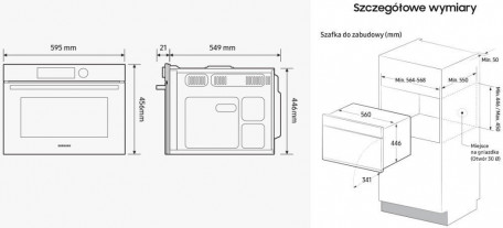 Мікрохвильовка Samsung NQ5B4513GBS  Фото №7