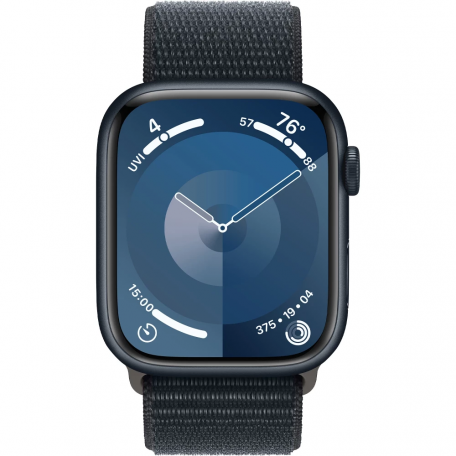 Смарт-годинник Apple Watch Series 9 GPS + Cellular 45mm Midnight Alu. Case w. Midnight S. Loop (MRMF3)