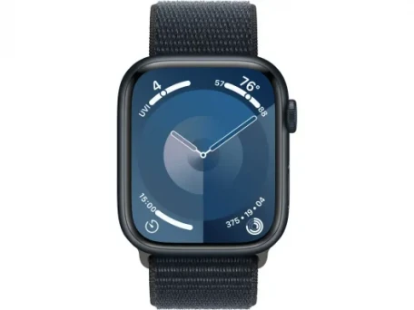 Смарт-годинник Apple Watch Series 9 GPS + Cellular 45mm Midnight Alu. Case w. Midnight S. Loop (MRMF3)  Фото №3