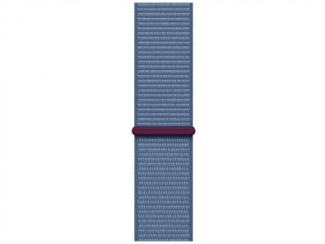 Смарт-годинник Apple Watch Series 9 GPS + Cellular 45mm Silver Aluminum Case with Winter Blue Sport Loop (MRMJ3)  Фото №4