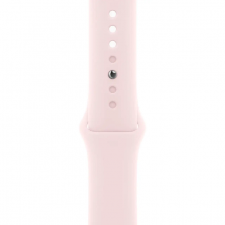 Смарт-годинник Apple Watch Series 9 GPS 41mm Pink Aluminum Case w. Light Pink S. Band - S/M (MR933)  Фото №1