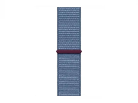 Смарт-годинник Apple Watch Series 9 GPS 41mm Starlight Aluminum Case w. Winter Blue Sport Loop (MR9K3)  Фото №4