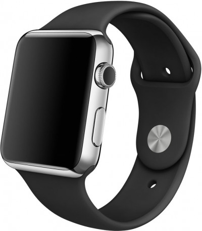 Ремінець Apple Sport Band Black 44mm/42mm (MTPL2)  Фото №1