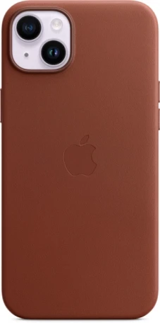 Чохол для смартфона Apple iPhone 14 Plus Leather Case with MagSafe - Umber (MPPD3)  Фото №1