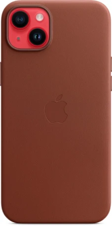 Чохол для смартфона Apple iPhone 14 Plus Leather Case with MagSafe - Umber (MPPD3)  Фото №4