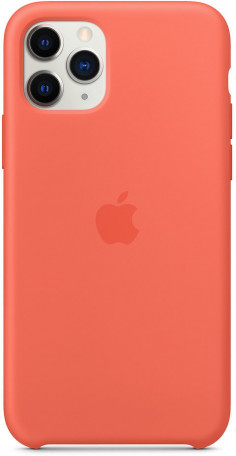 Чехол для смартфона Apple iPhone 11 Pro Silicone Case - Clementine/Orange (MWYQ2)  Фото №4