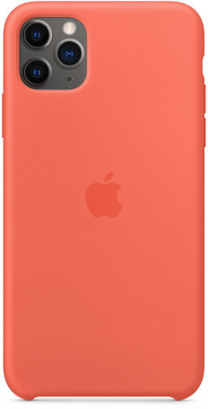 Чехол для смартфона Apple iPhone 11 Pro Max Silicone Case - Clementine/Orange (MX022)  Фото №0