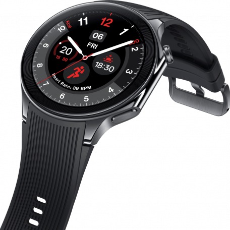 Смарт-годинник OnePlus Watch 2 Black Steel  Фото №2