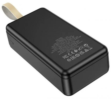 Внешний аккумулятор (павербанк) Hoco J87B 30000mAh 20W Black  Фото №1