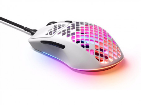 Мышь SteelSeries Aerox 3 Snow White (62603)  Фото №2