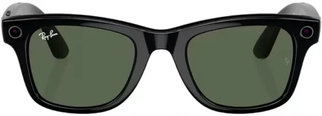 Смарт-очки Ray-Ban Meta Wayfarer Shiny Black Frame Green Lenses (RW4006 601/71 50-22) (Open Box)