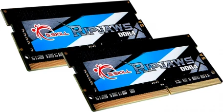 Память для ноутбуков G.Skill 64 GB (2x32GB) SO-DIMM DDR4 3200 MHz Ripjaws (F4-3200C22D-64GRS)  Фото №1