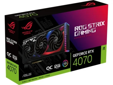 Видеокарта Asus ROG-STRIX-RTX4070-O12G-GAMING  Фото №7