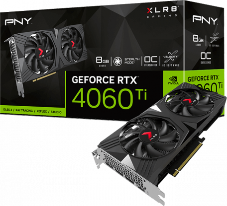 Відеокарта PNY GeForce RTX 4060 Ti 8GB VERTO (VCG4060T8DFXPB1-O)  Фото №5