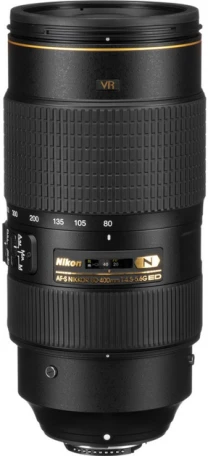 Длиннофокусный объектив Nikon AF-S Nikkor 80-400mm f/4,5-5,6G ED VR (JAA817DA)  Фото №1