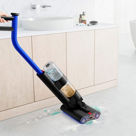 Пилосос для вологого прибирання Dyson WashG1 - Electric Brake Blue/Black (486236-01)  Фото №3