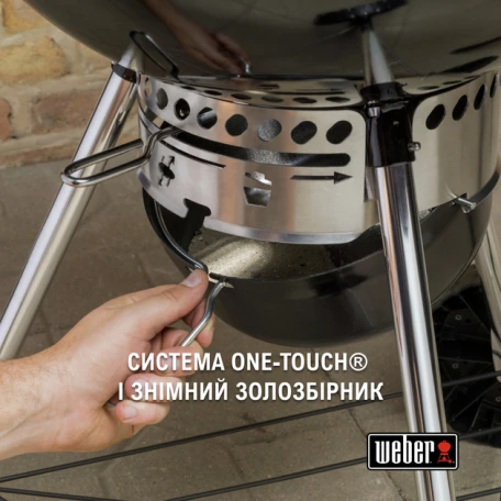 Гриль вугільний мобільний Weber Гриль Master-Touch GBS Premium E-5770 Charcoal Grill 57cm (17301004)  Фото №8