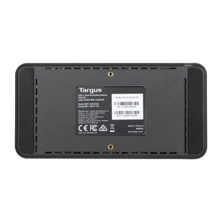 Док-станція для ноутбука Targus Universal USB-C DV4K Docking Station with 65W Black (DOCK310EUZ)  Фото №6