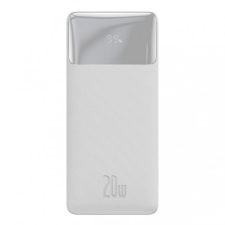 Внешний аккумулятор (павербанк) Baseus Bipow Digital Display 20W 20000 mAh White (PPDML-M02 PPBD050302)