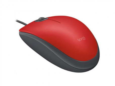 Мышь Logitech M110 Silent Red (910-005489 910-006759)  Фото №1