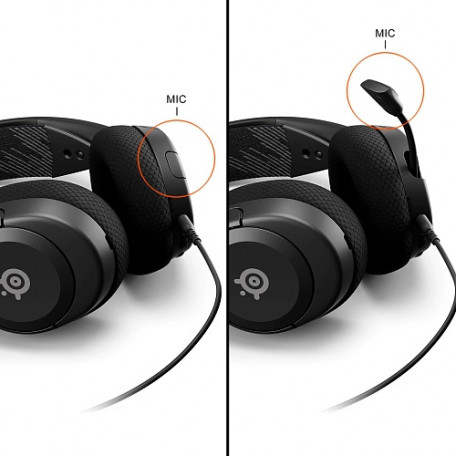 Наушники с микрофоном SteelSeries Arctis Nova 1 Black (61606)  Фото №7