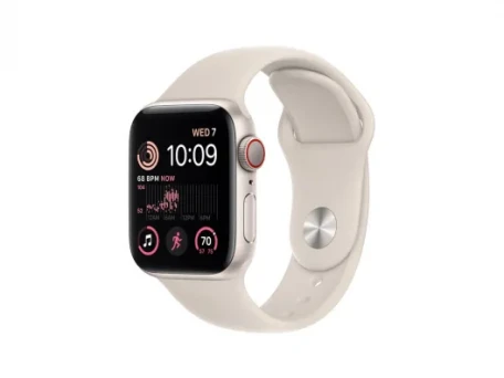 Смарт-часы Apple Watch SE 2 GPS + Cellular 40mm Starlight Aluminum Case with Starlight Sport Band (MNPH3)