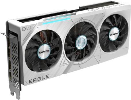 Відеокарта Gigabyte GeForce RTX 4070 SUPER EAGLE OC ICE 12G (GV-N407SEAGLEOC ICE-12GD)  Фото №0