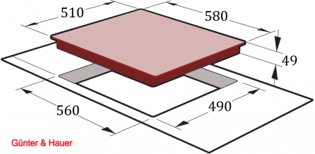 Варочная поверхность электрическая Gunter&amp;Hauer CER 640  Фото №2