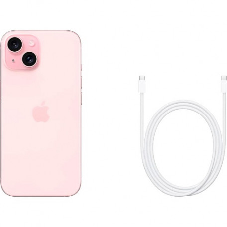 Смартфон Apple iPhone 15 128GB eSIM Pink (MTLW3)  Фото №4