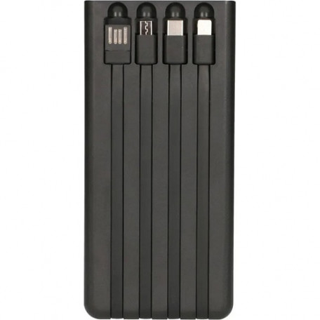 Внешний аккумулятор (повербанк) Extralink EPB-093 30000mAh Preto Solar USB-C Black  Фото №1