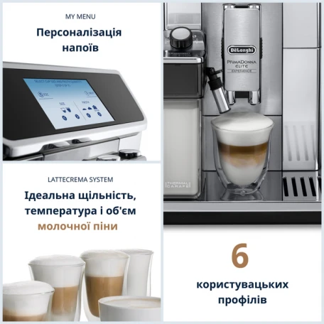 Кофемашина автоматическая Delonghi PrimaDonna Elite ECAM 650.85.MS  Фото №1