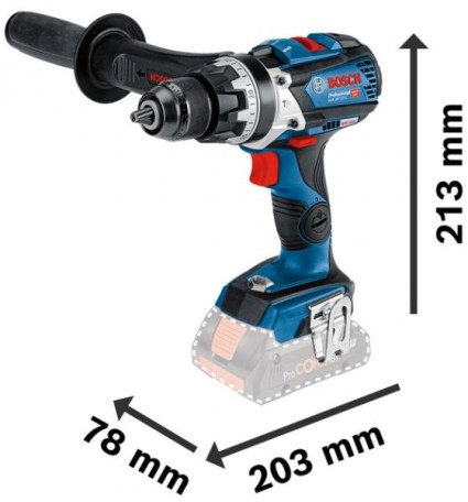 Шурупокрут Bosch GSB 18V-110 C (06019G030D)  Фото №0