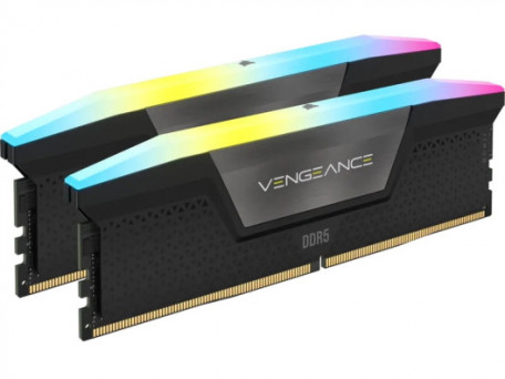 Пам&#039;ять для настільних комп&#039;ютерів Corsair 32 GB (2x16GB) DDR5 6000 MHz Vengeance RGB (CMH32GX5M2E6000C36)  Фото №0