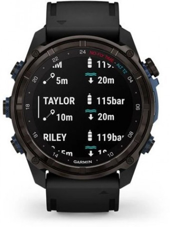 Спортивные часы Garmin Descent Mk3i 51mm Carbon Gray DLC Titanium with ые часы Garmin Descent Mk3i 51mm Carbon Gray DLC Titanium with Black Silicone B  Фото №1