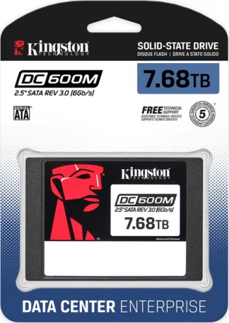 SSD накопитель Kingston DC600M 7.68 TB (SEDC600M/7680G)  Фото №1