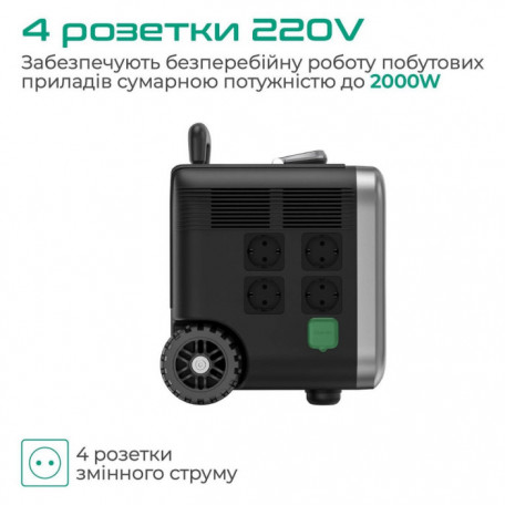 Зарядная станция Zendure SuperBase Pro 1500 (ZDSBP1500-bk-eu)  Фото №5