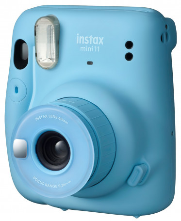 Фотокамера мгновенной печати Fujifilm Instax Mini 11 Sky Blue (16655003)иттєвого друку Fujifilm Instax Mini 11 Sky Blue (16655003) (Sky Blue) + Фотобу  Фото №4