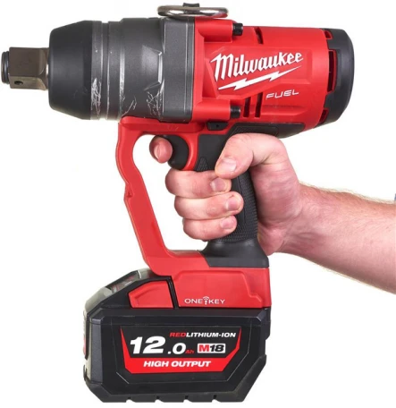 Бесщеточный аккумуляторный импульсный гайкокрут Milwaukee M18 2867-20 (ONEFHIWF1-0X) ONE-KEY FUEL  Фото №1