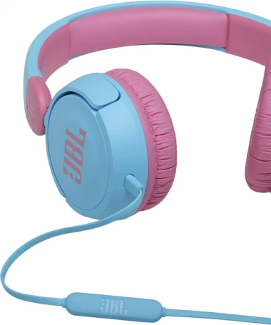 Навушники з мікрофоном JBL JR310 Blue (JBLJR310BLU)  Фото №3