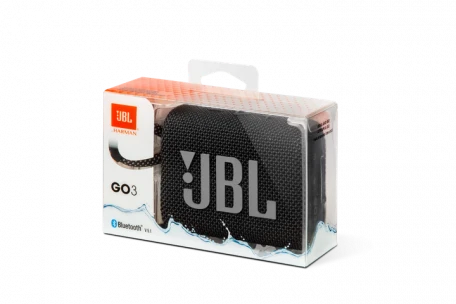 Портативная колонка JBL Go 3 Black (JBLGO3BLK)  Фото №11