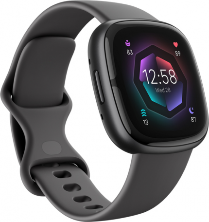 Смарт-годинник Fitbit Sense 2 Shadow Grey/Graphite (FB521BKGB)  Фото №0