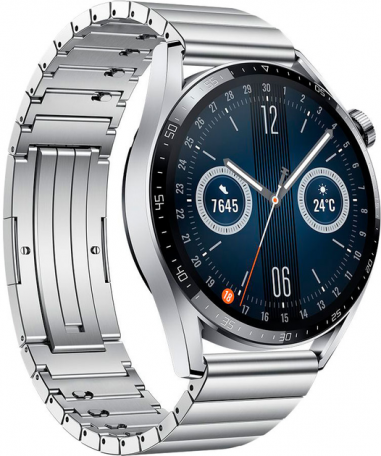 Смарт-часы HUAWEI Watch GT 3 46mm Stainless Steel (55026957) (Open Box)  Фото №1