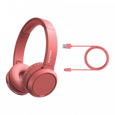 Навушники з мікрофоном Philips Wireless Mic Red (TAH4205RD)  Фото №3