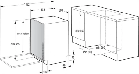 Посудомоечная машина Gorenje GV643D90  Фото №13