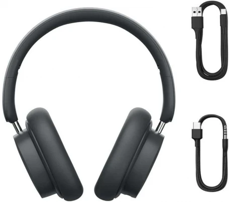 Навушники з мікрофоном Baseus Bowie D05 Encok Wireless Grey (NGTD020213)  Фото №3